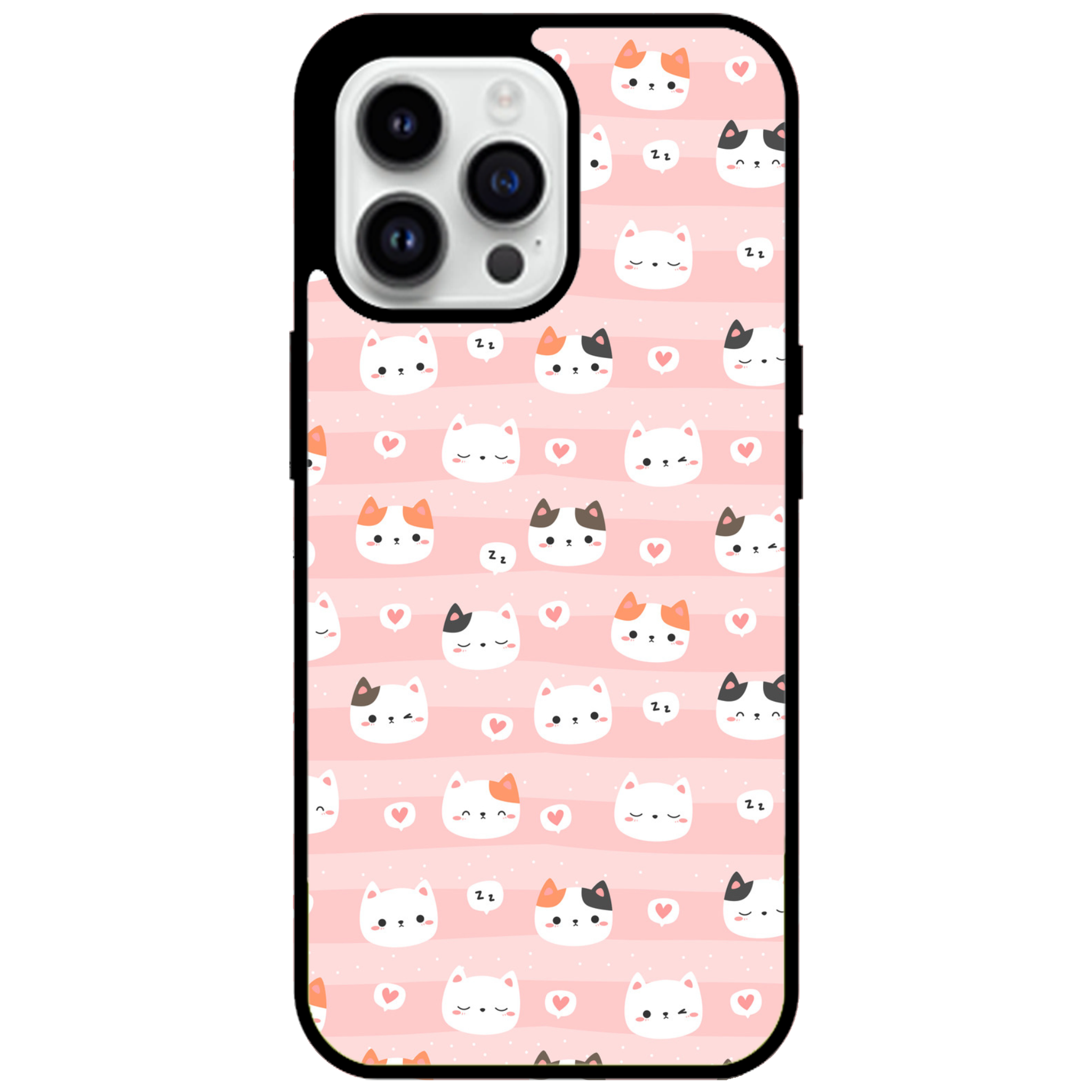 Bow Kittens Glossy Phone Case | Winky Cats