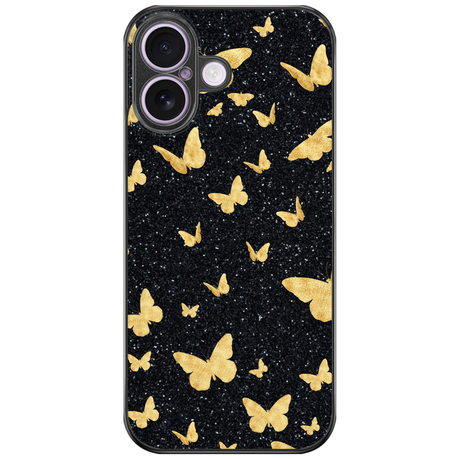 Golden Night Butterfly Phone Case