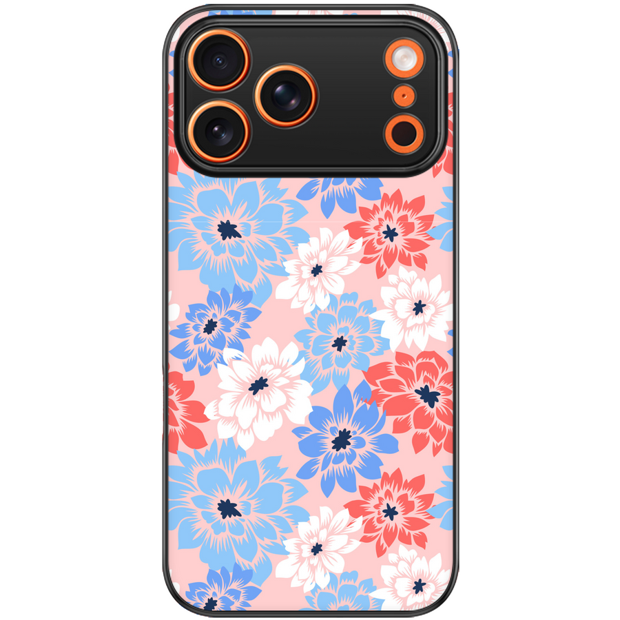 Coral Floral Aesthetic Phone Case