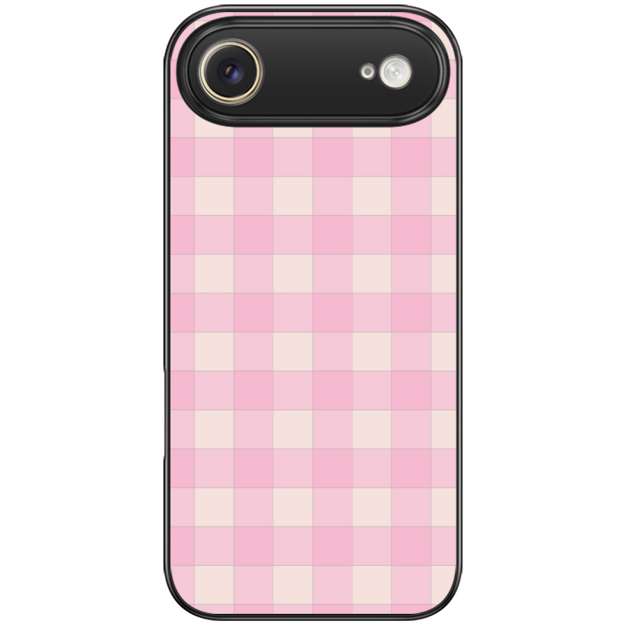 Pink Gingham Aesthetic Phone Case