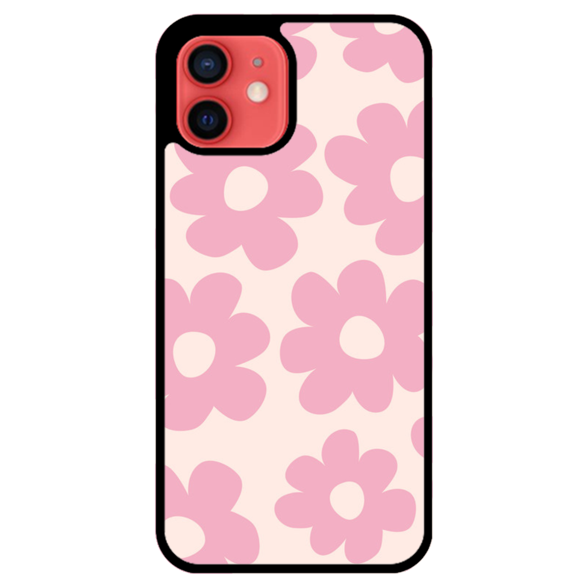 Retro Pink Daisy Floral Phone Case | Winky Cats