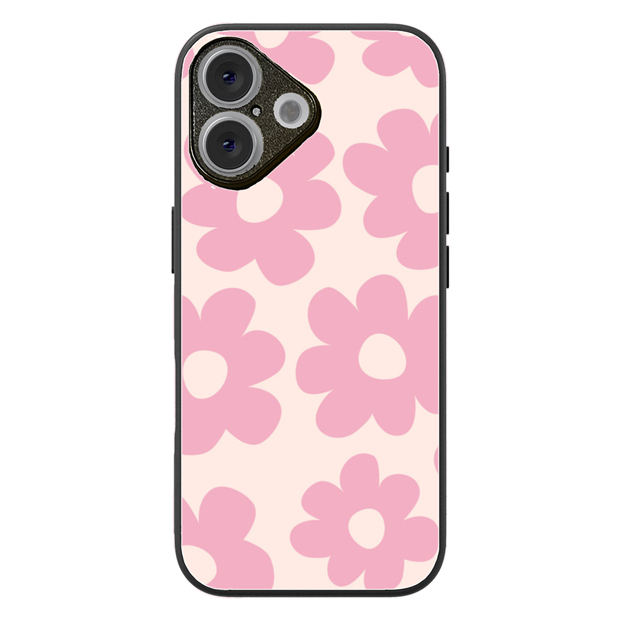 Retro Pink Daisy Floral Phone Case | Winky Cats