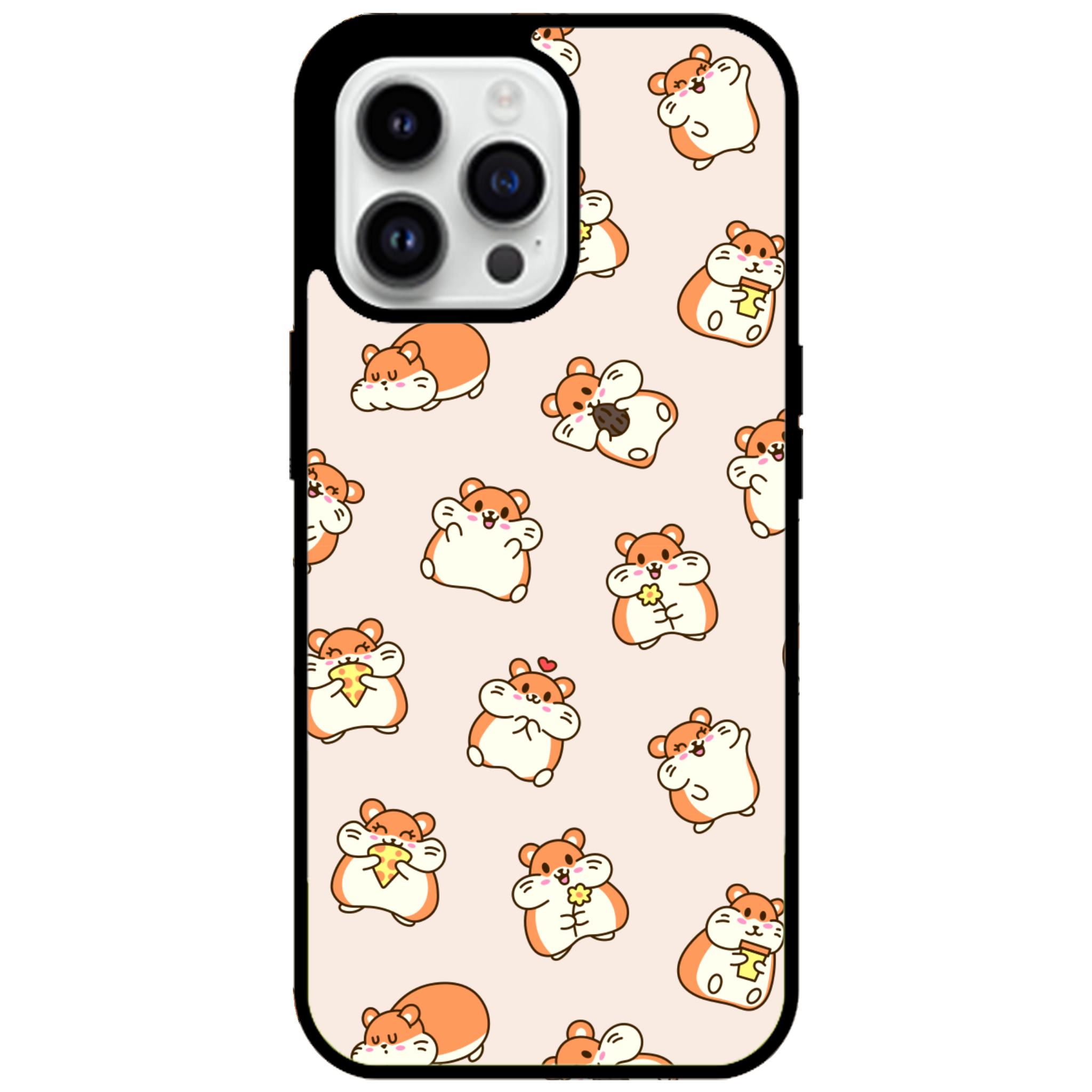 Happy Hamsters Glossy Phone Case | Winky Cats