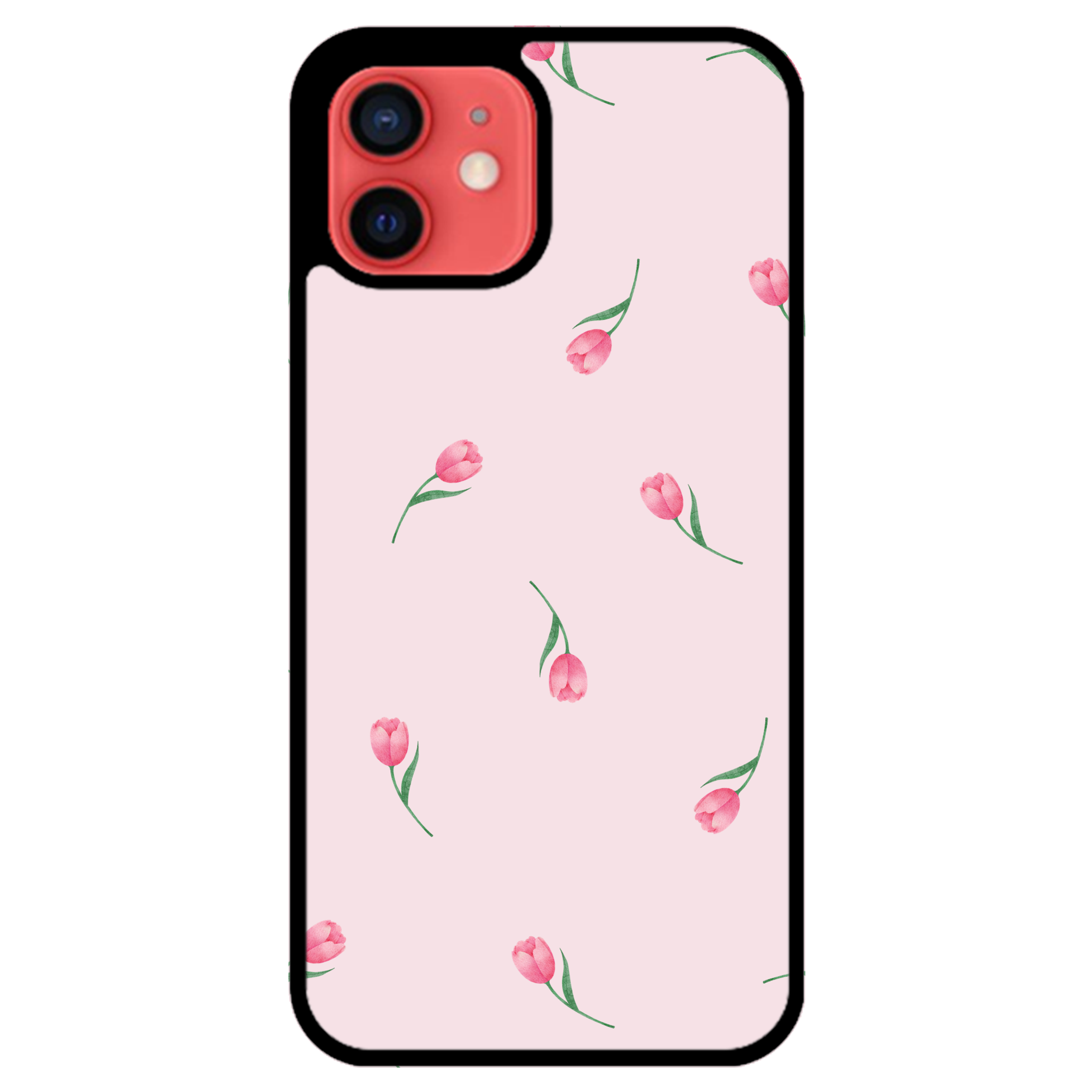 Pink Tulips Floral Phone Case | Winky Cats