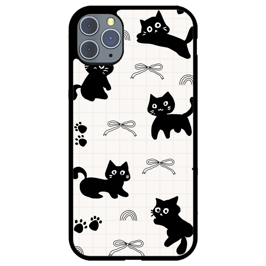 Black Cat Aesthetic Phone Case