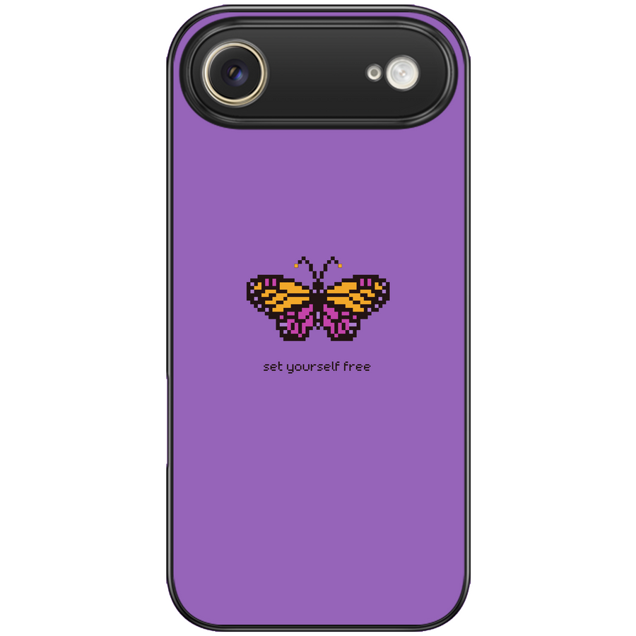 Pixel Butterfly Phone Case