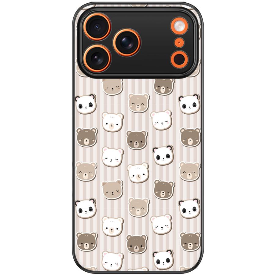 Cute Bear & Panda Aesthetic Phone Case