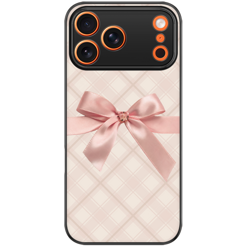 Satin Bow Plaid Phone Case