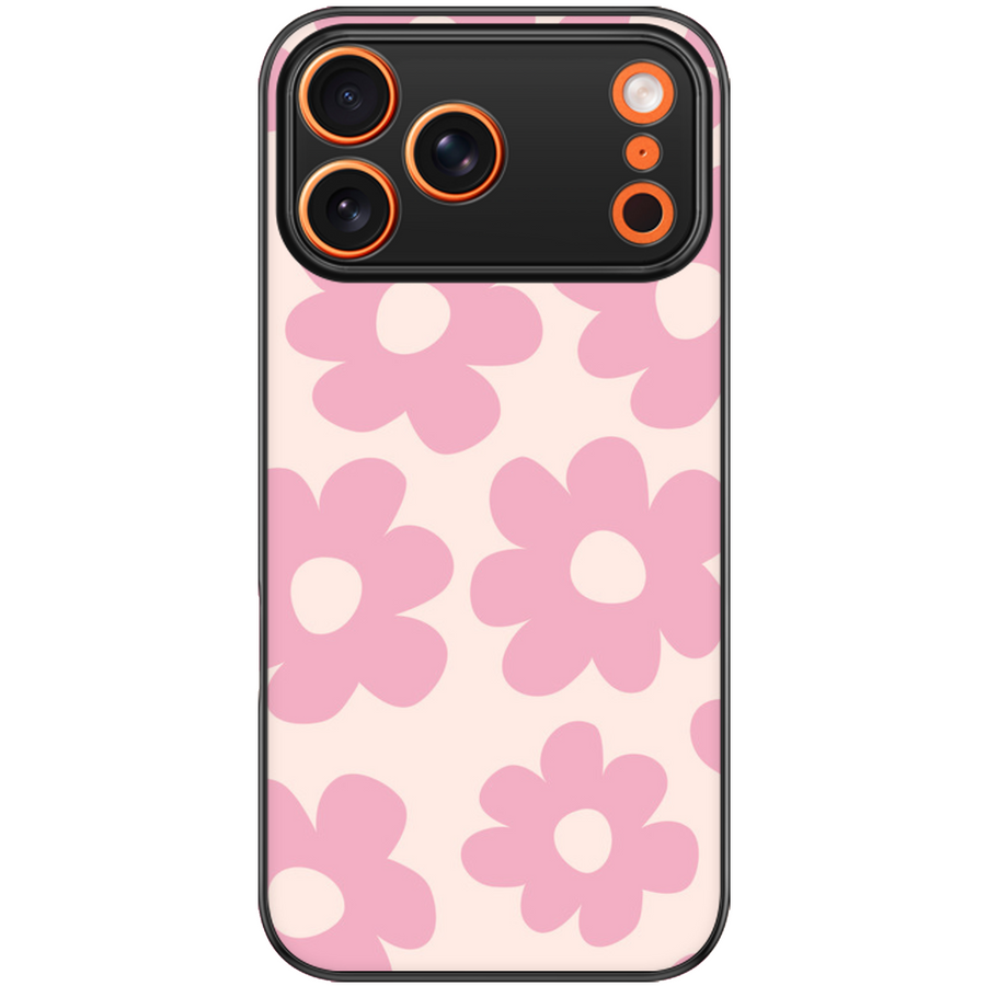 Pink Daisy Retro Phone Case
