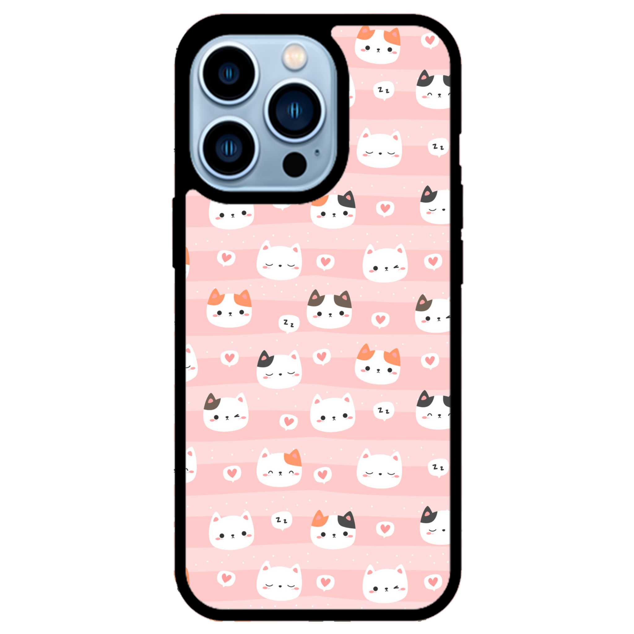 Bow Kittens Glossy Phone Case | Winky Cats