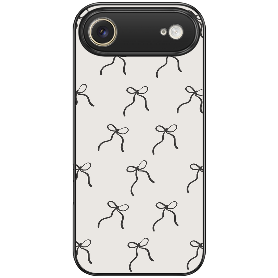 Inked Bow Sketch Aesthetic Phone Case