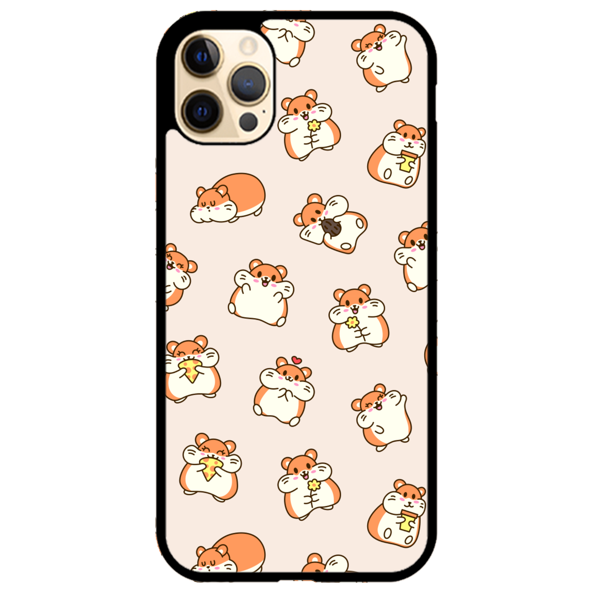 Happy Hamsters Glossy Phone Case | Winky Cats