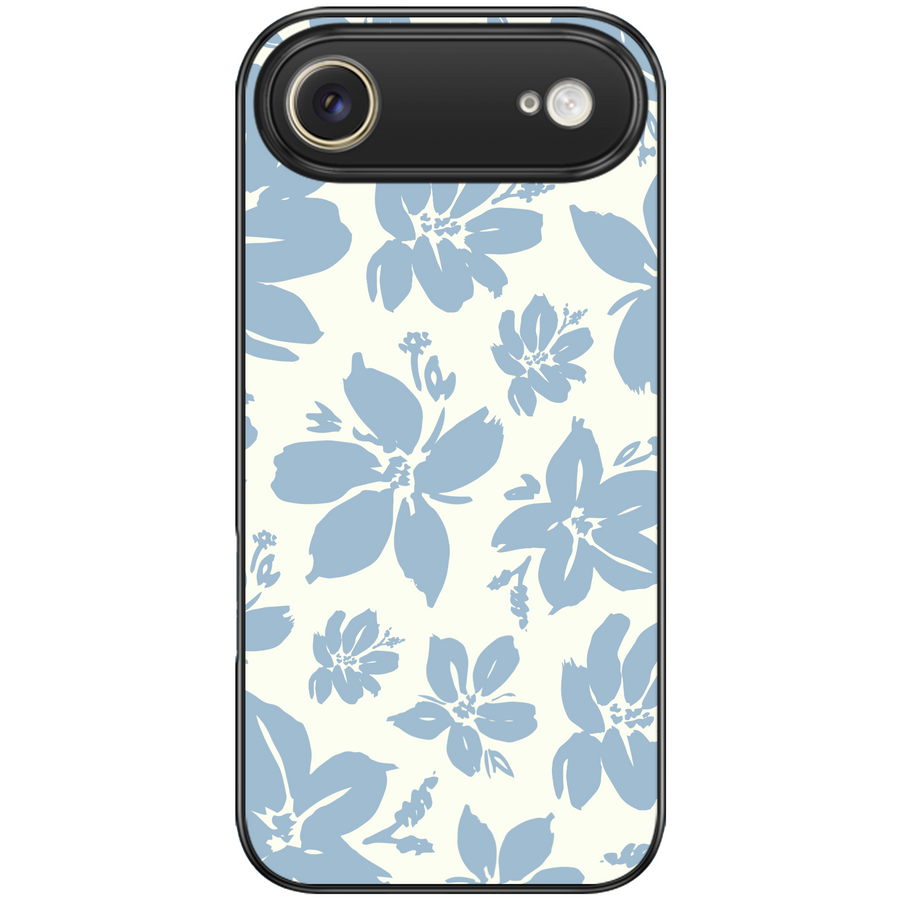 Blue Floral Aesthetic Phone Case