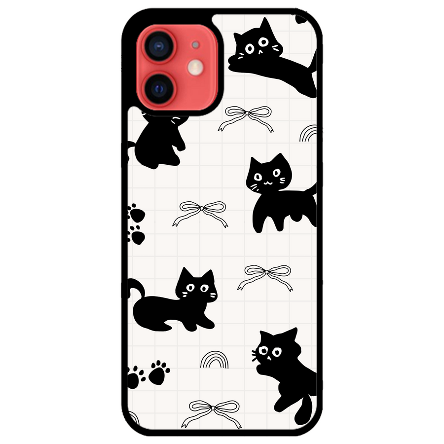 Black Cat Aesthetic Phone Case