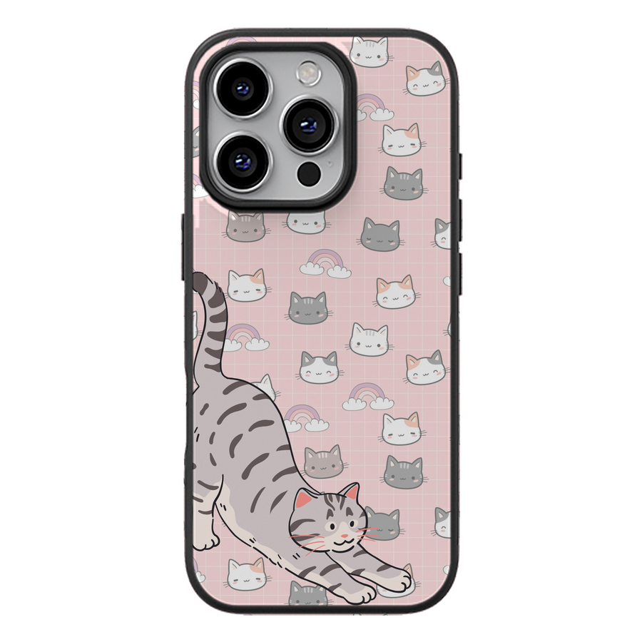 Cute Tabby Cat Aesthetic Phone Case