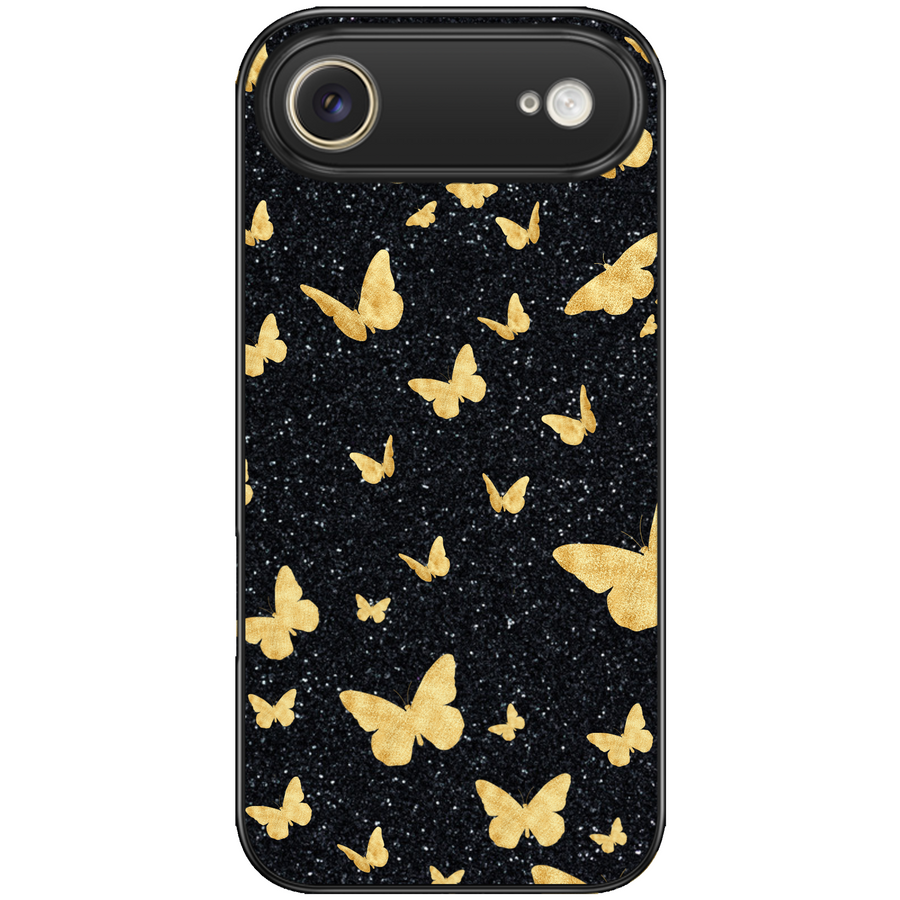 Golden Night Butterfly Phone Case