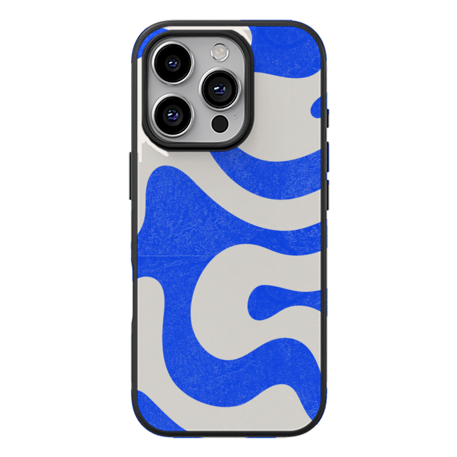 Blue Swirl Aesthetic Phone Case