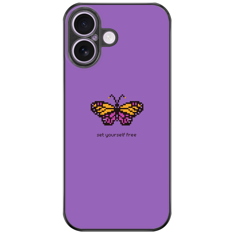 Pixel Butterfly Phone Case
