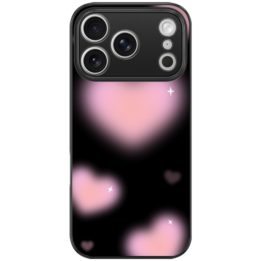 Pink Aura Heart Aesthetic Phone Case