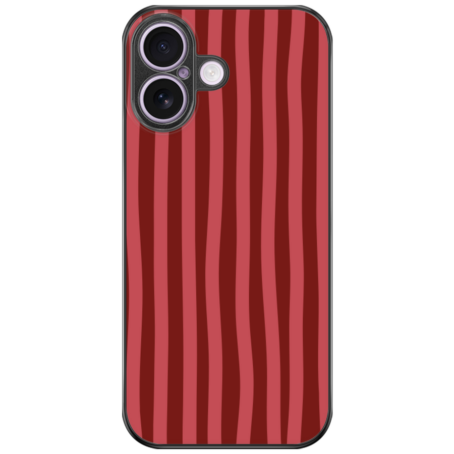 Red Ripple Aesthetic Phone Case