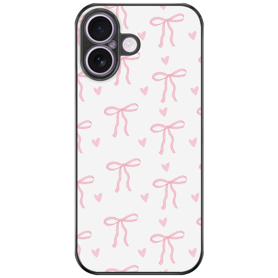 Blush Bows and Hearts Phone Case