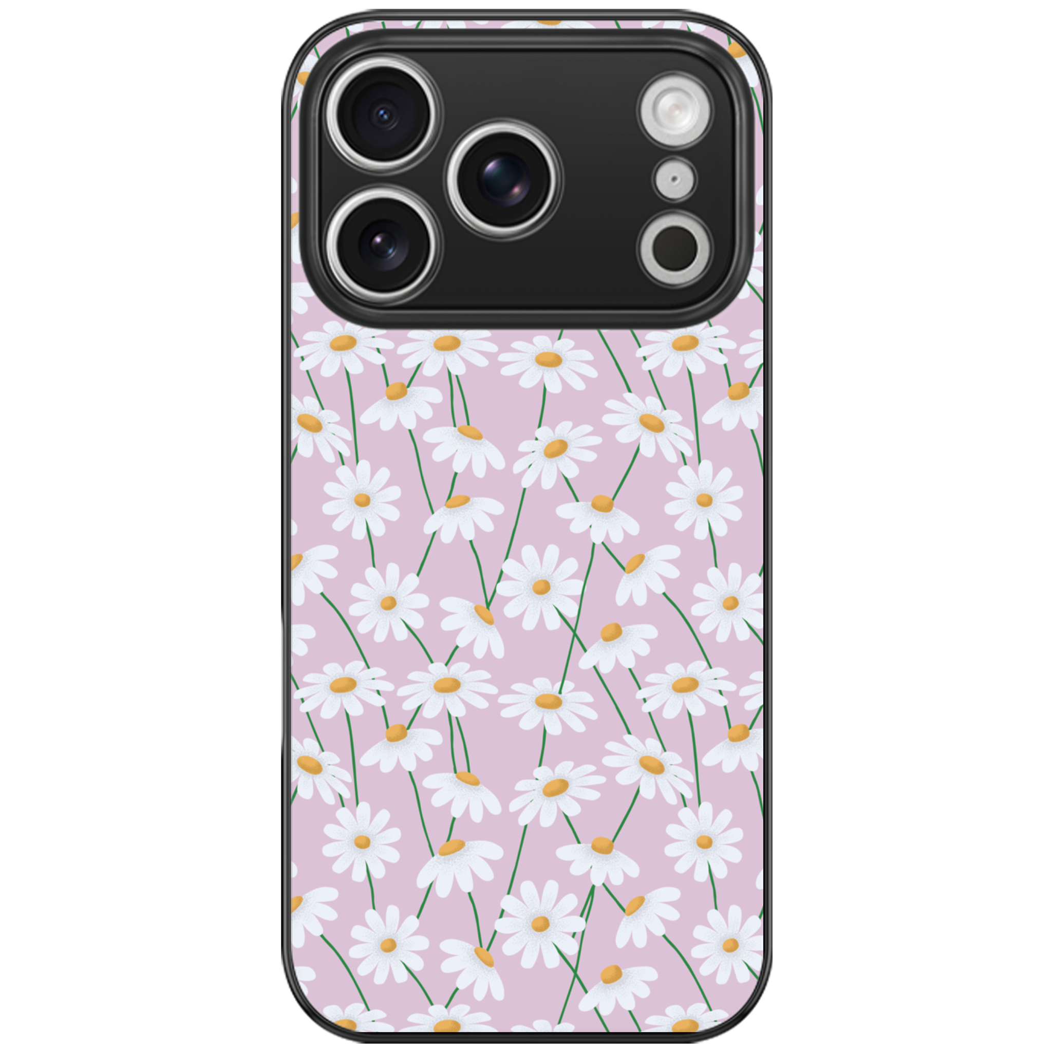Lilac Daisies Floral Phone Case | Winky Cats