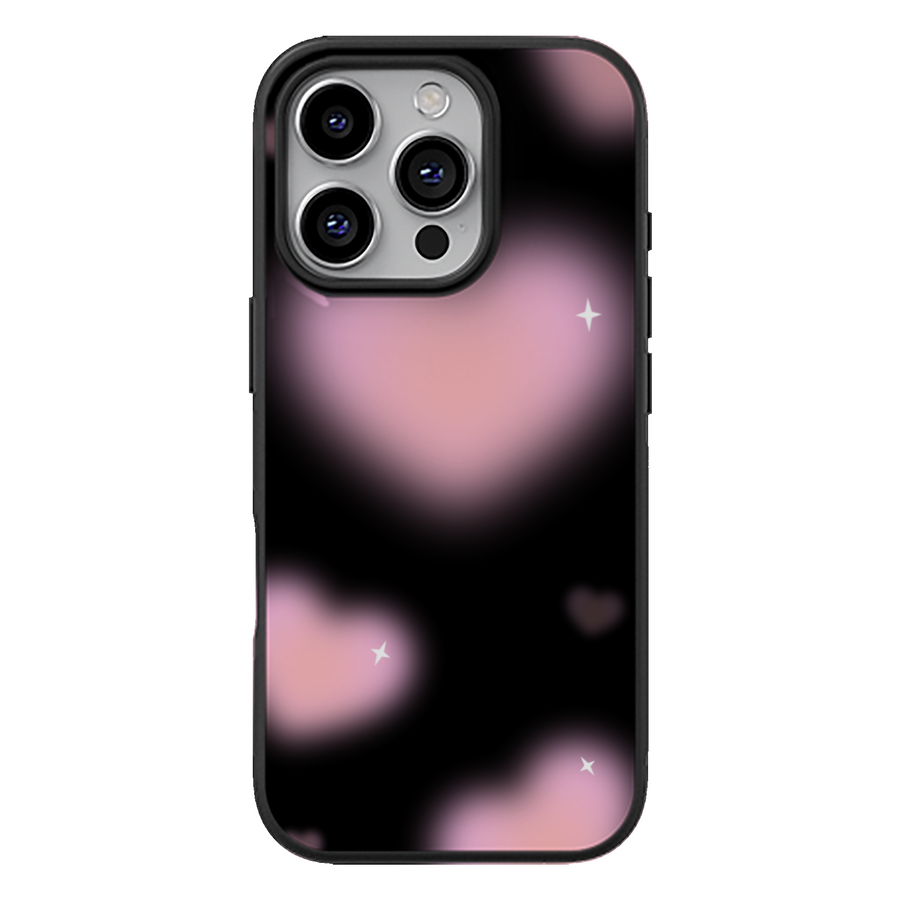 Pink Aura Heart Aesthetic Phone Case