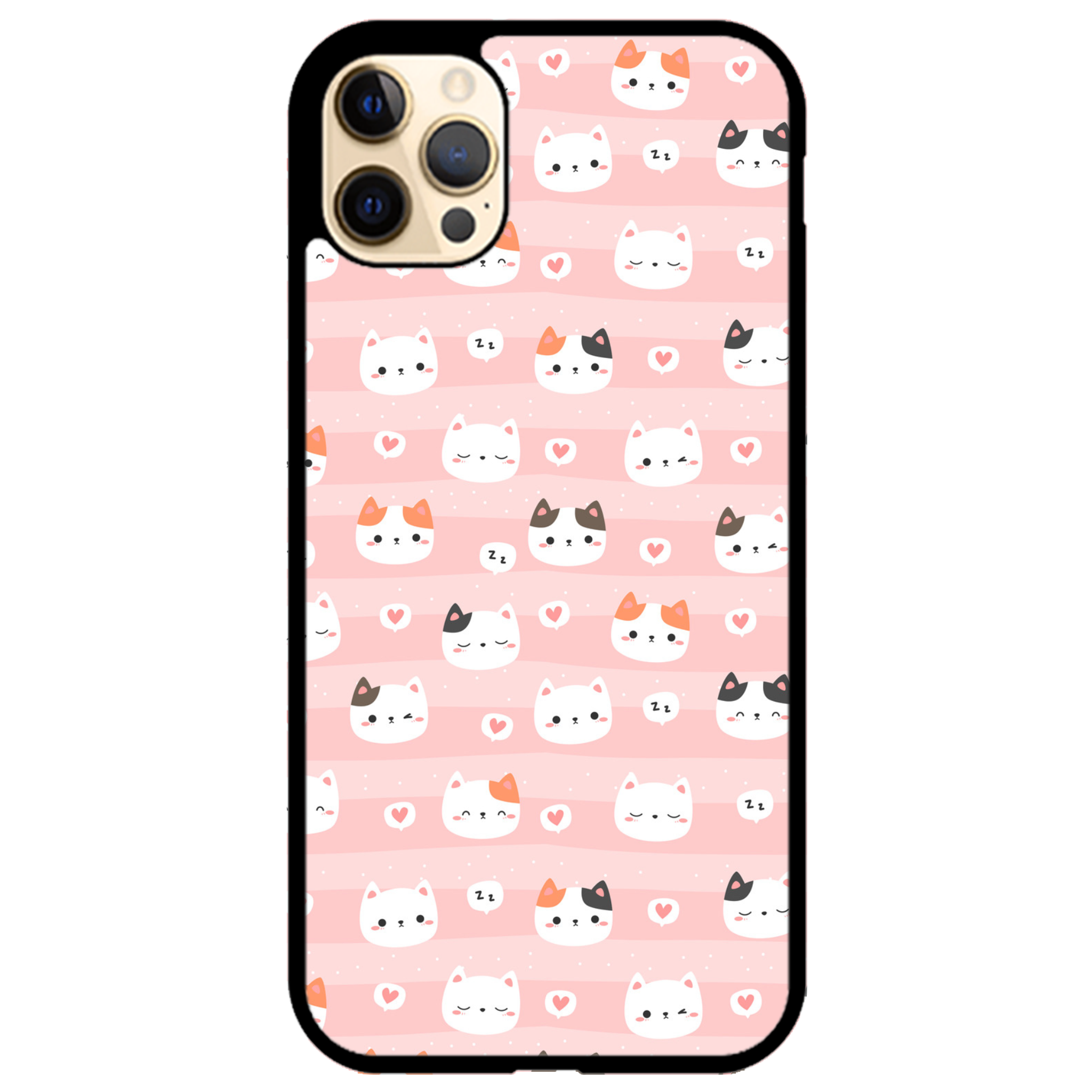 Bow Kittens Glossy Phone Case | Winky Cats