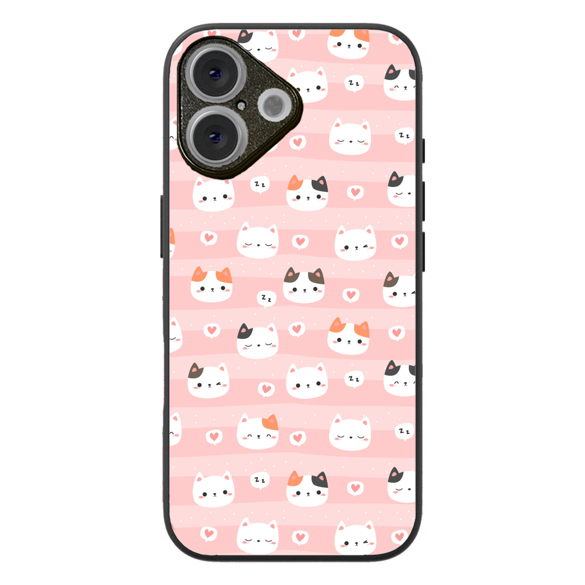 Bow Kittens Glossy Phone Case | Winky Cats