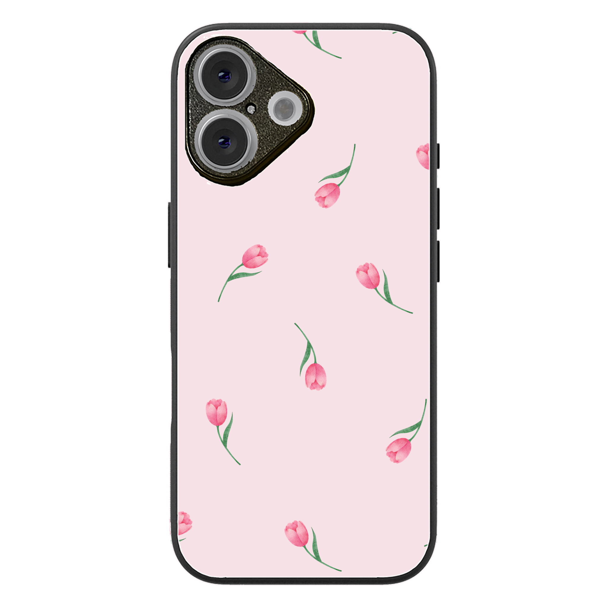 Pink Tulips Floral Phone Case | Winky Cats