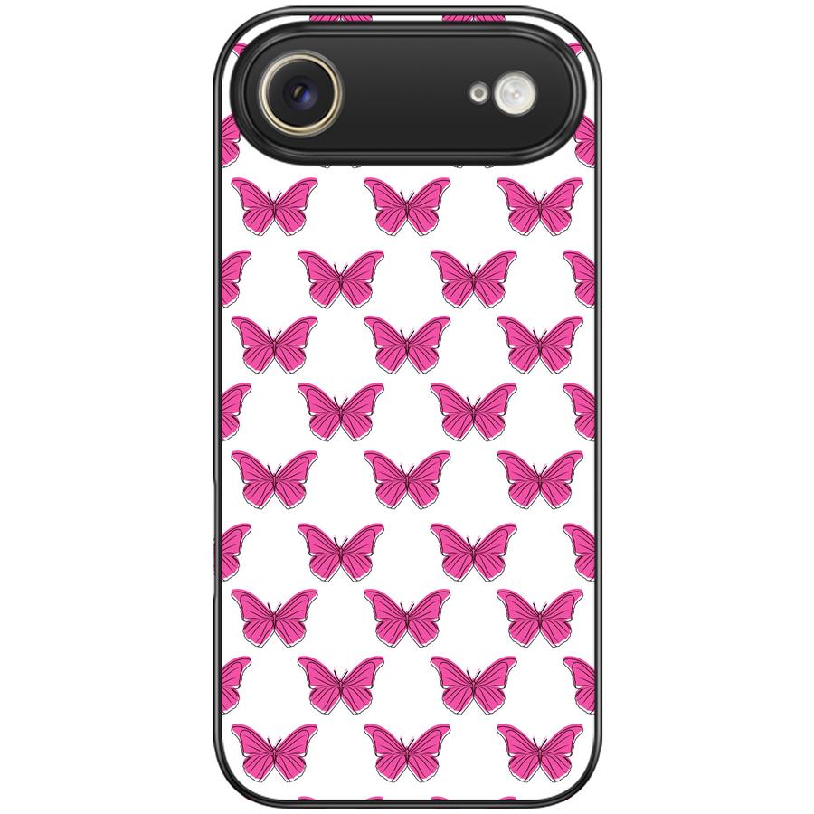 Hot Pink Butterfly Phone Case