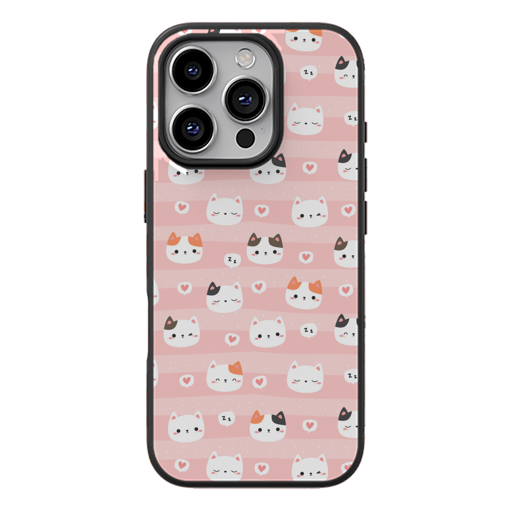 Bow Kittens Glossy Phone Case | Winky Cats