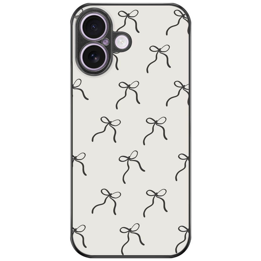 Inked Bow Sketch Aesthetic Phone Case