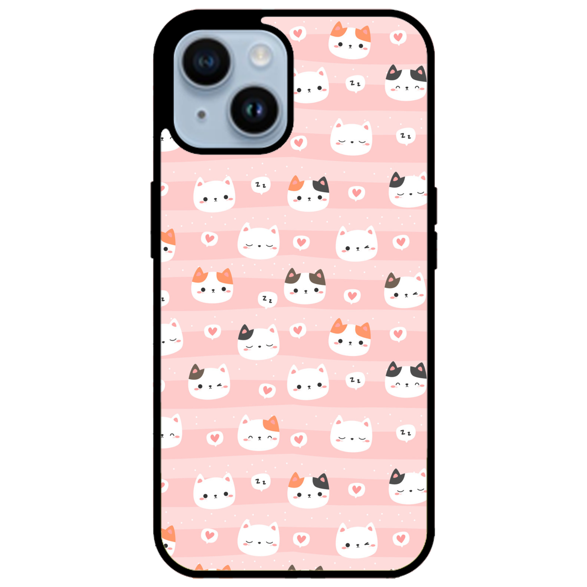 Bow Kittens Glossy Phone Case | Winky Cats