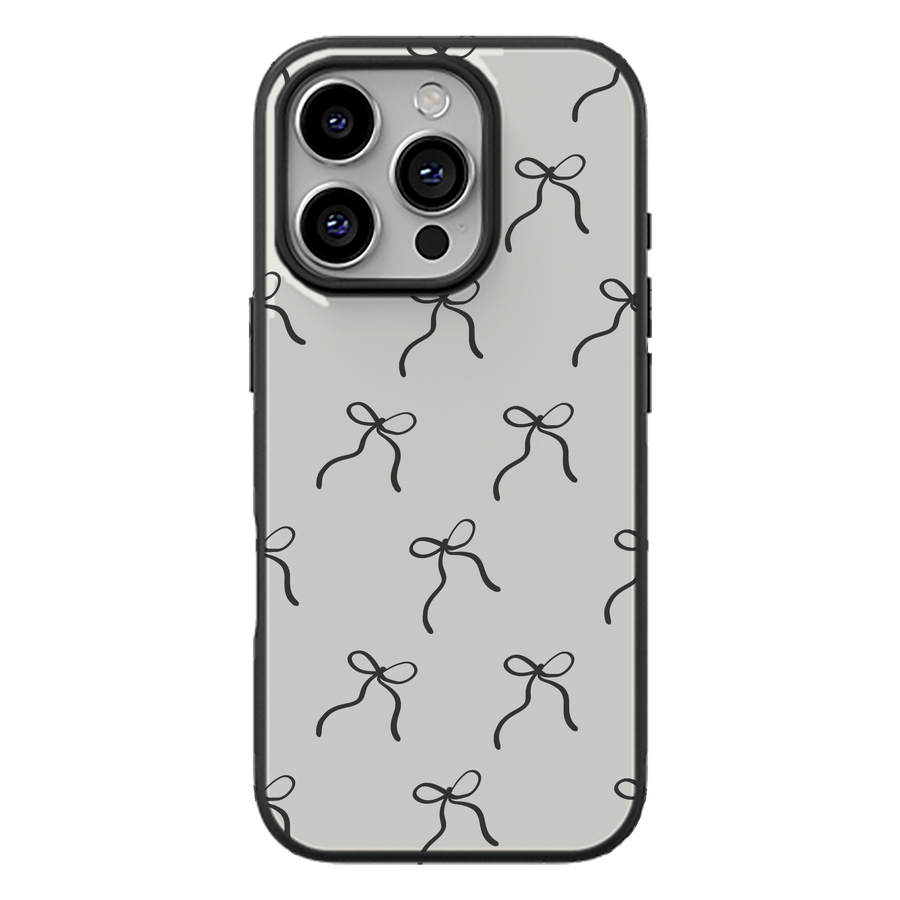 Inked Bow Sketch Aesthetic Phone Case