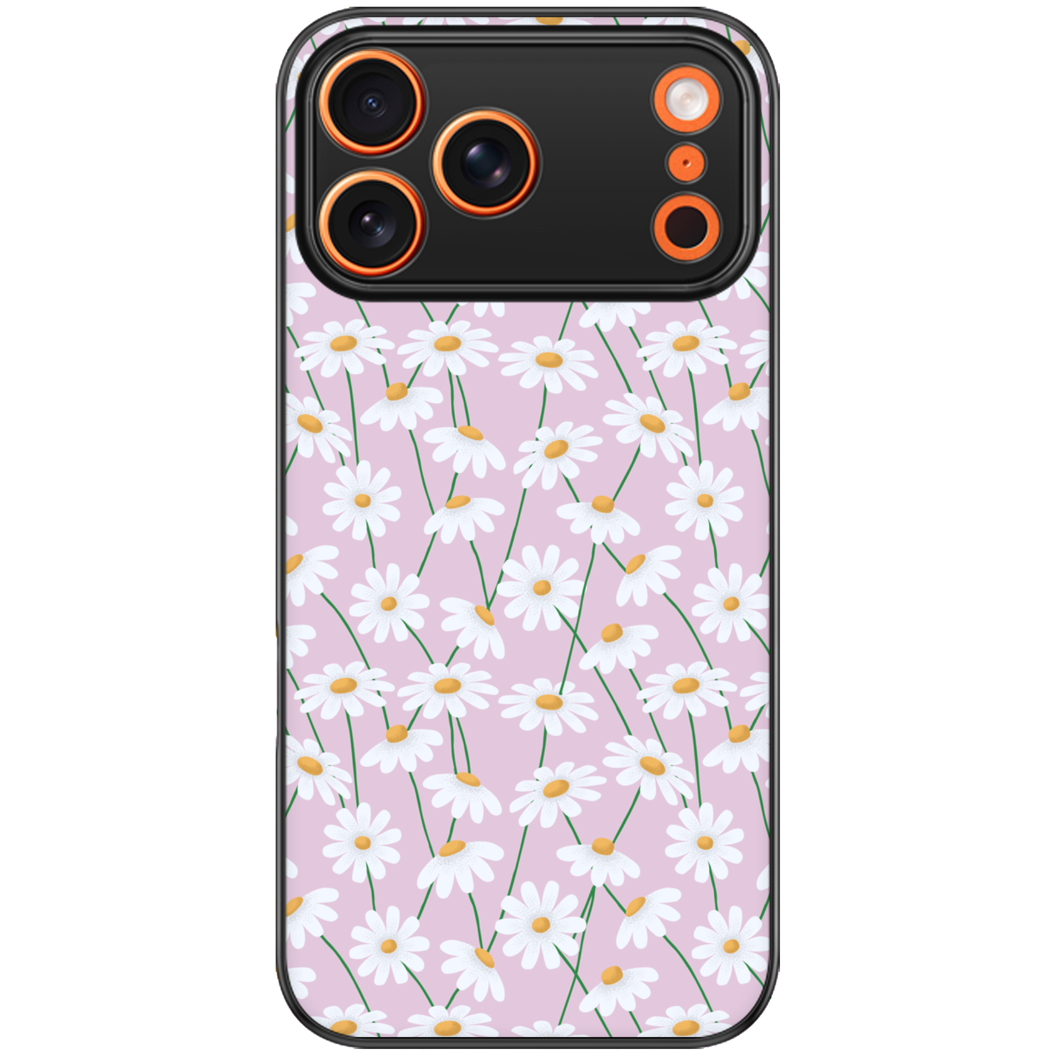 Lilac Daisies Floral Phone Case | Winky Cats