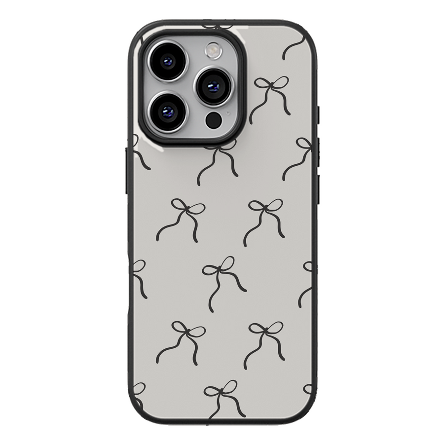Inked Bow Sketch Aesthetic Phone Case