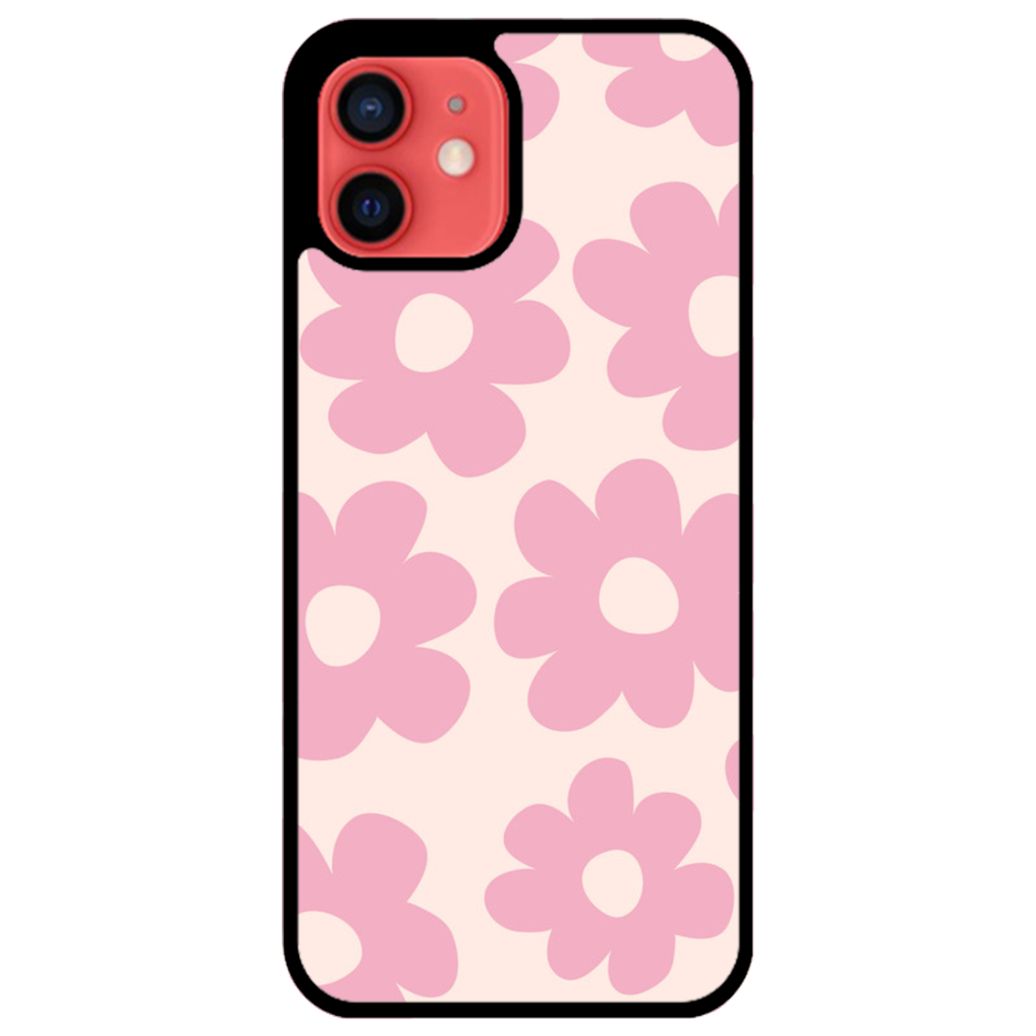 Retro Pink Daisy Floral Phone Case | Winky Cats