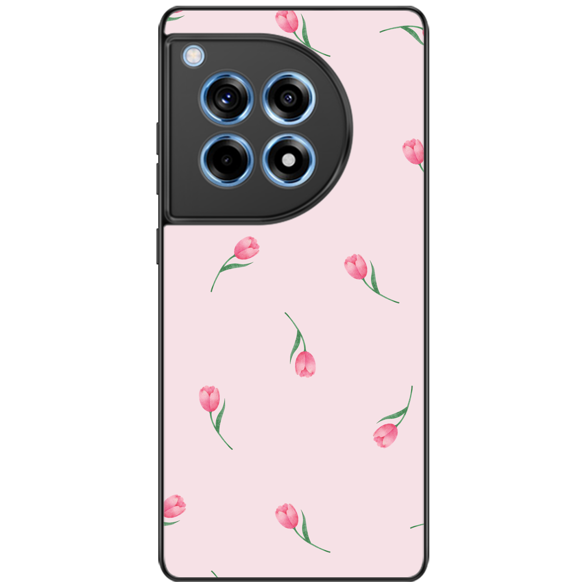 Pink Tulips Floral Phone Case | Winky Cats