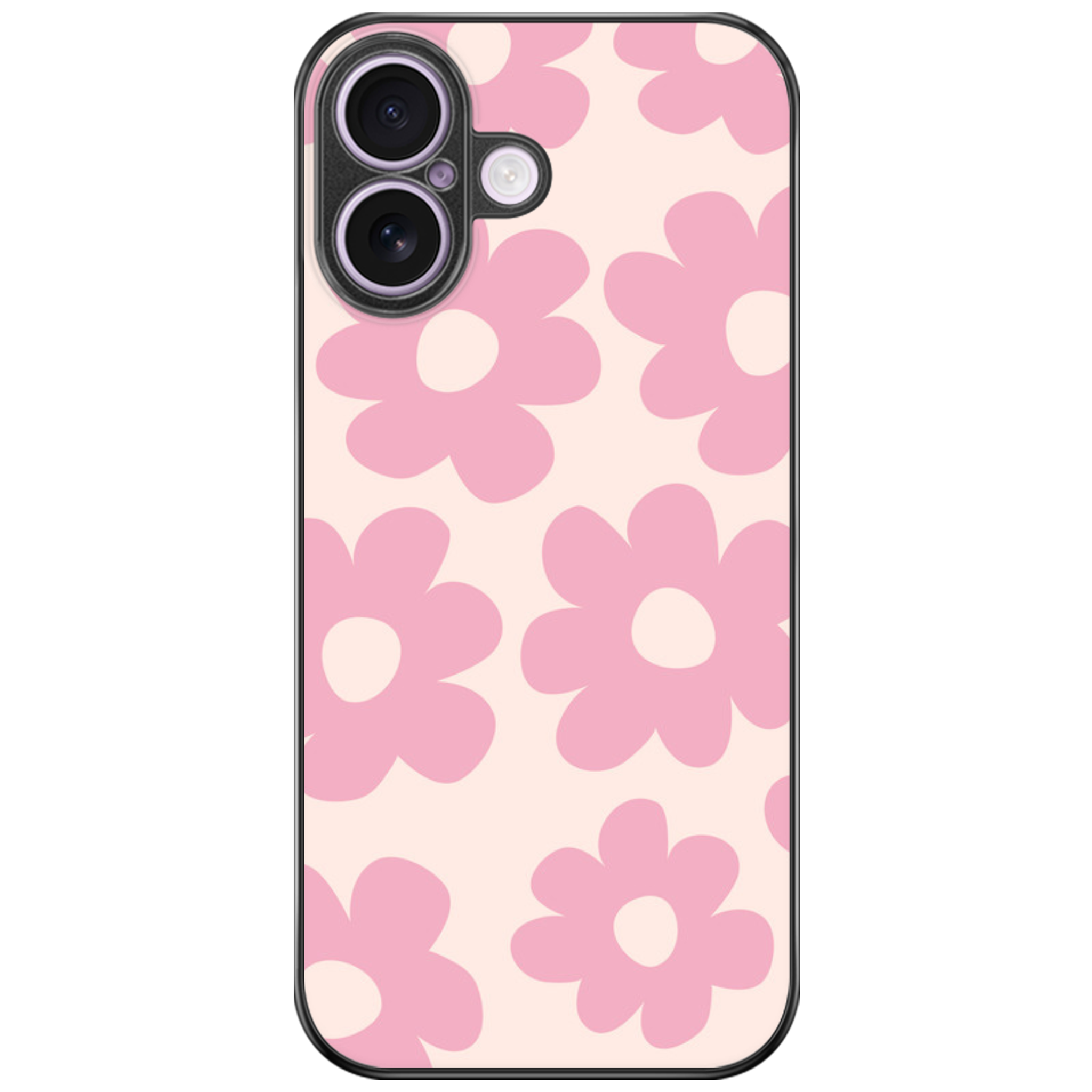 Retro Pink Daisy Floral Phone Case | Winky Cats