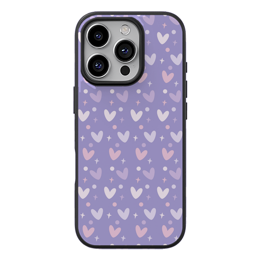 Lilac Heart Aesthetic Phone Case