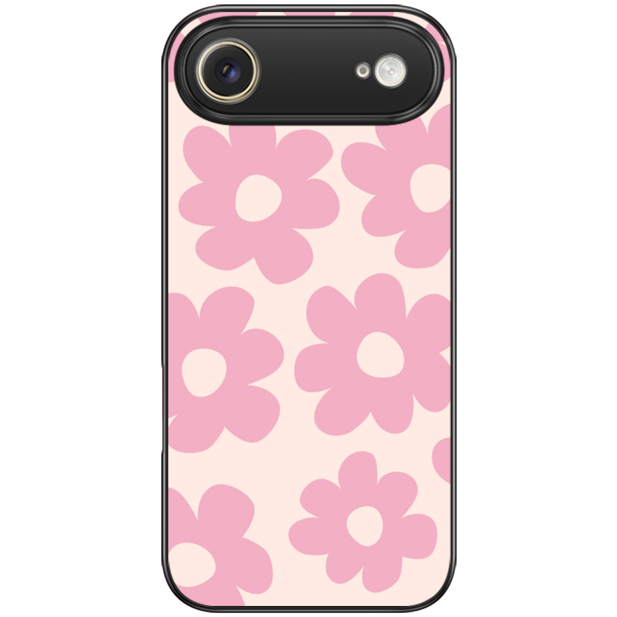 Retro Pink Daisy Floral Phone Case | Winky Cats