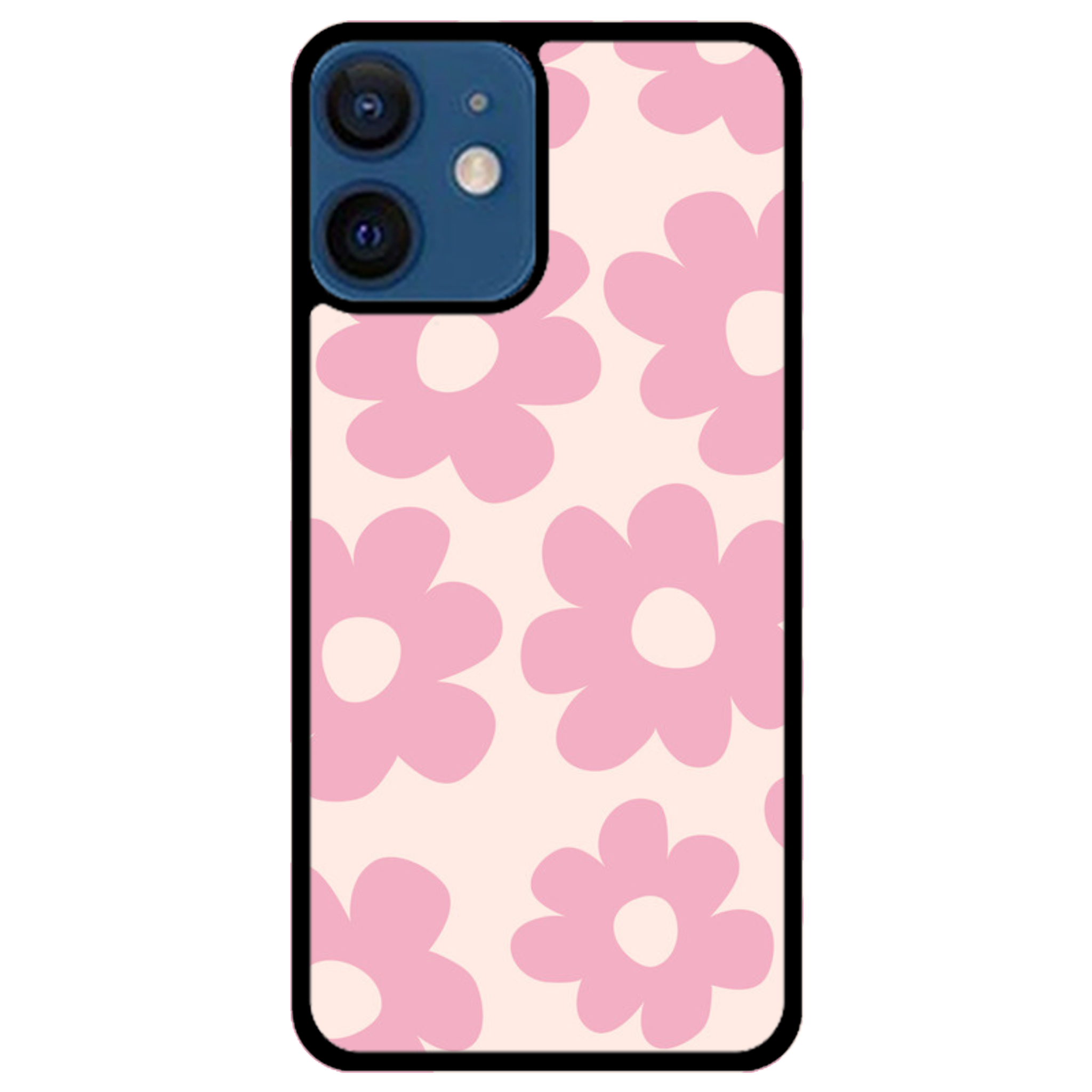 Retro Pink Daisy Floral Phone Case | Winky Cats