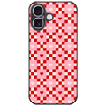 Cherry Hearts Gingham Phone Case | Winky Cats