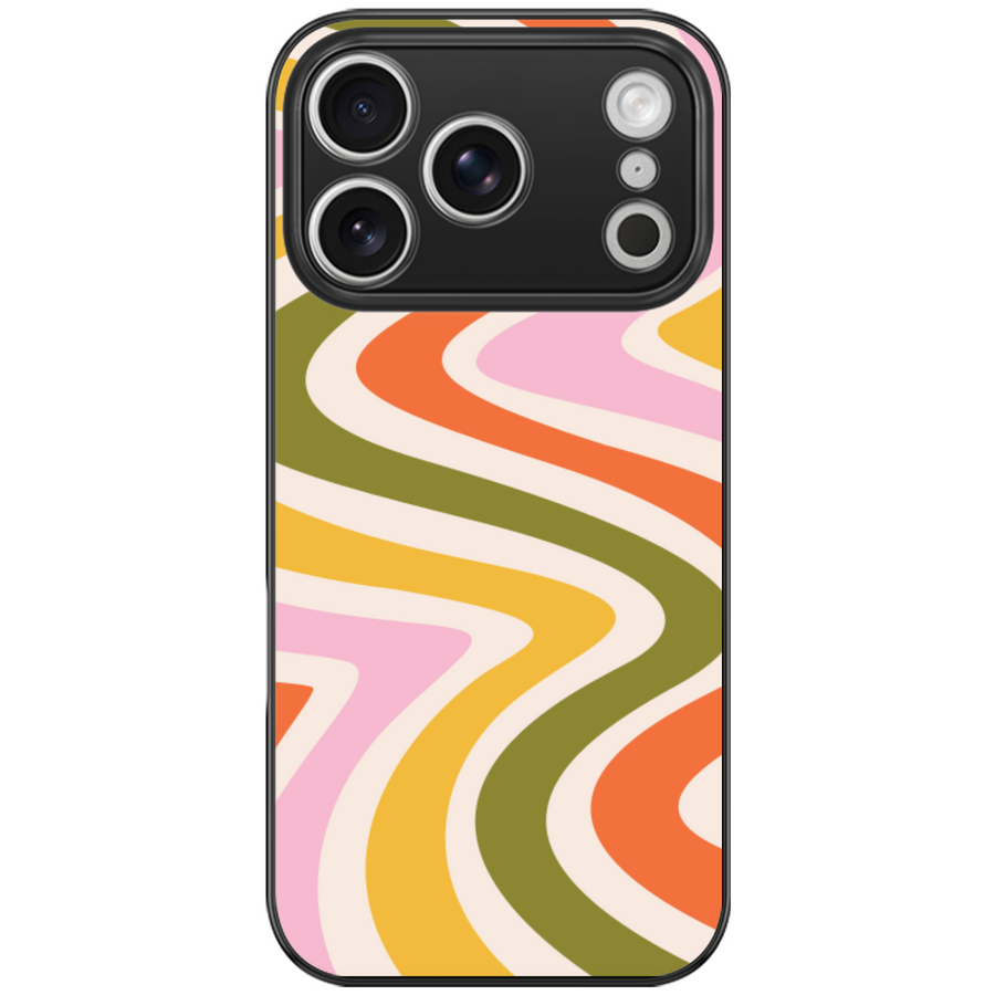 Wavy Stripes Retro Phone Case