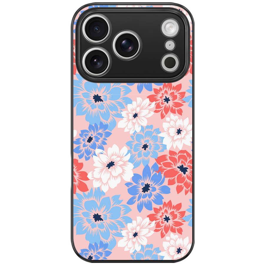 Coral Floral Aesthetic Phone Case