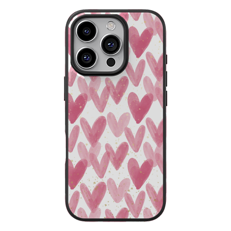 Pink Heart Aesthetic Phone Case
