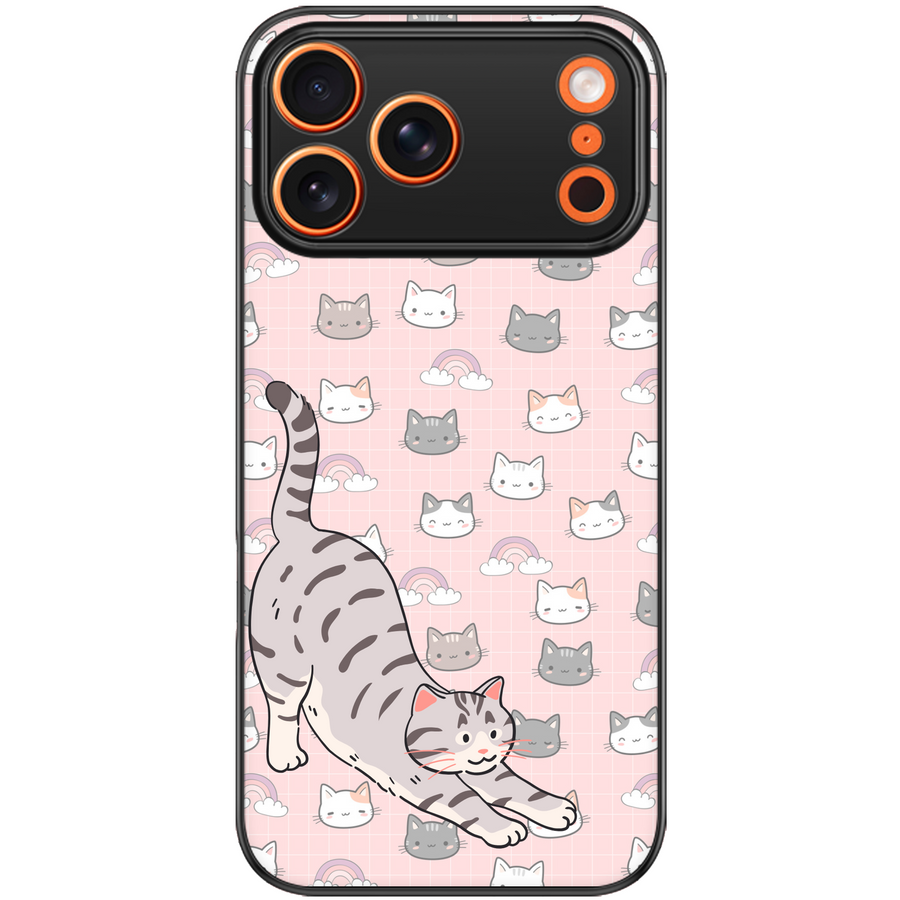 Cute Tabby Cat Aesthetic Phone Case