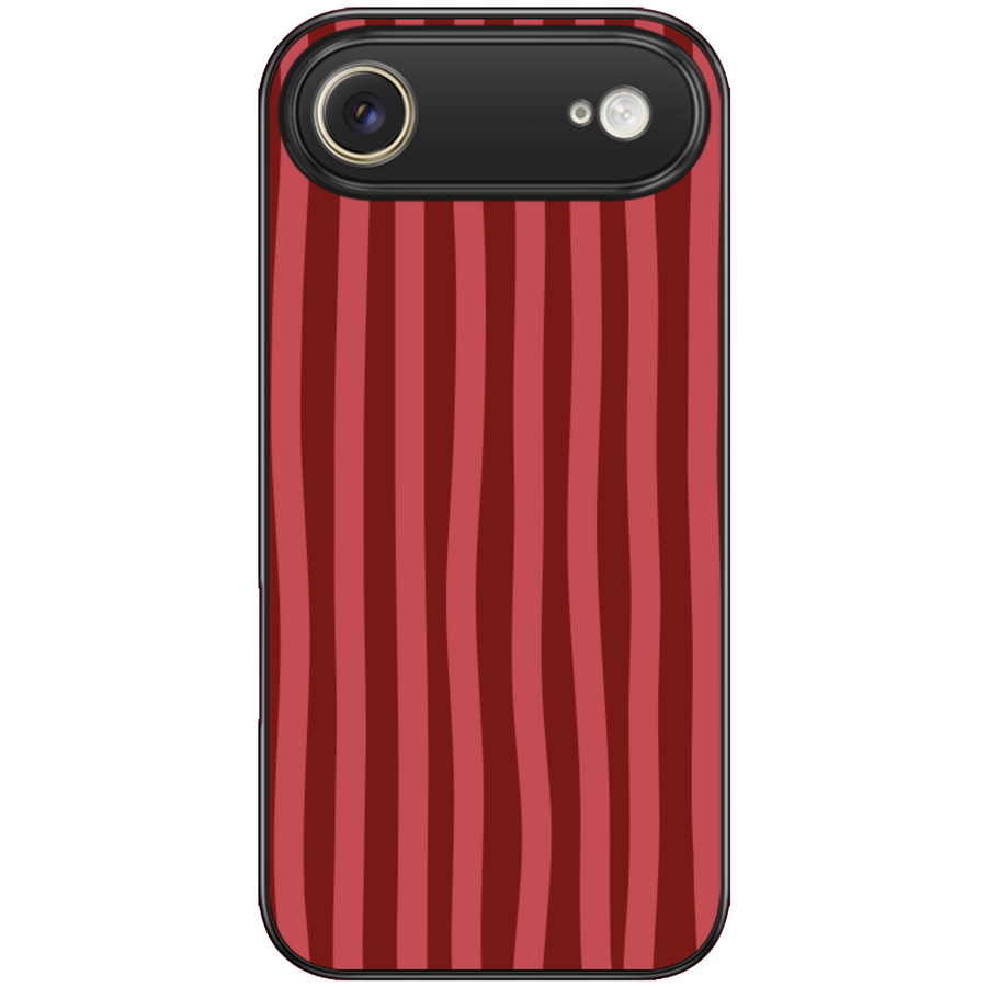 Red Ripple Aesthetic Phone Case