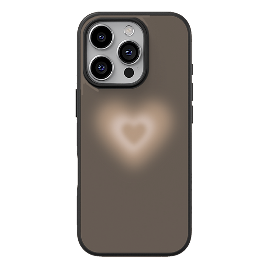 Brown Heart Aesthetic Phone Case